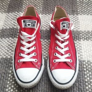 Red Low Tops Converse